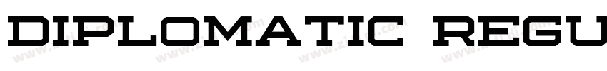 Diplomatic Regular字体转换